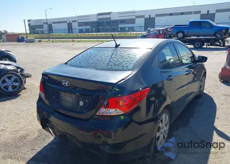 2014 Hyundai Accent Gls из США, поврежденный, VIN KMHCU4AEXEU771385